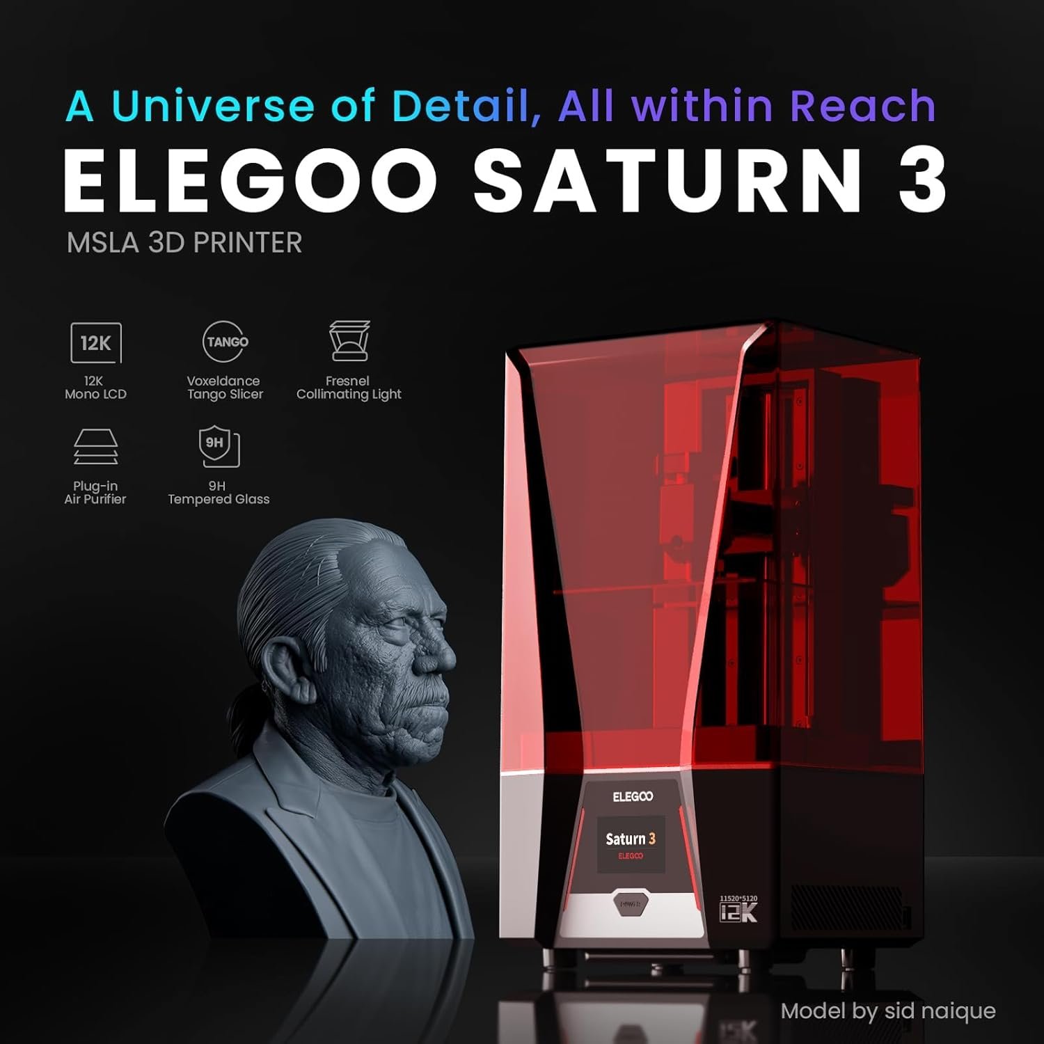 ELEGOO Saturn 4 Ultra 12K Resin 3D Printer Review