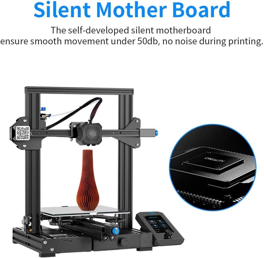 Official Creality Ender 3 3D Printer Fully Open Source with Resume Printing Function DIY 3D Printers Printing Size 8.66x8.66x9.84 inch